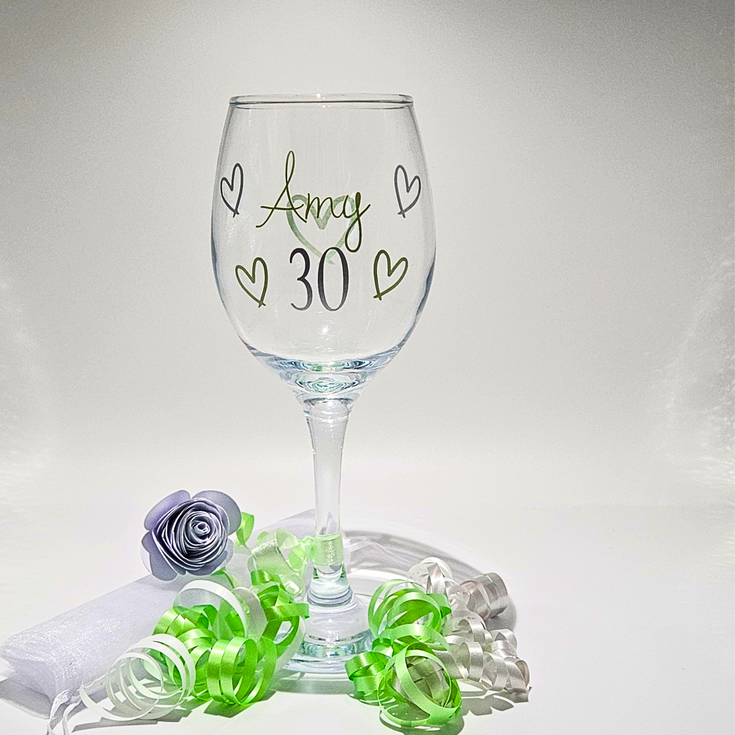 Personalised 18th Birthday Wine Glass | Custom Age Keepsake | Milestone Gift For Her.