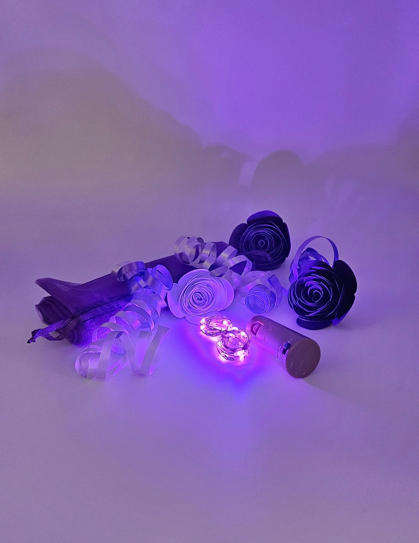 Personalised Light Up Bottle Set | Milestone Birthday Keepsake | Custom Age Gift For Her.