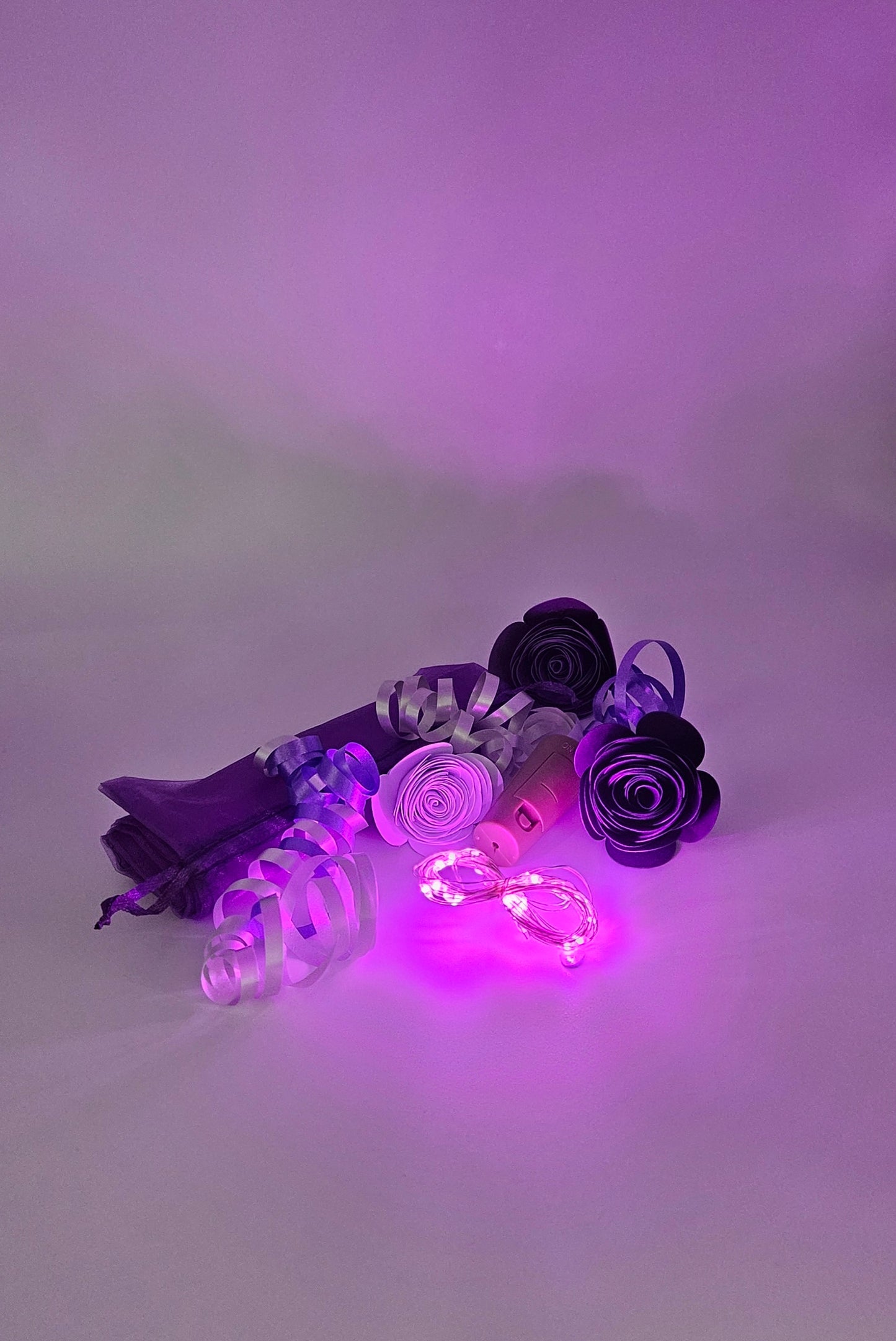 Personalised Light Up Bottle Set | Milestone Birthday Keepsake | Custom Age Gift For Her.