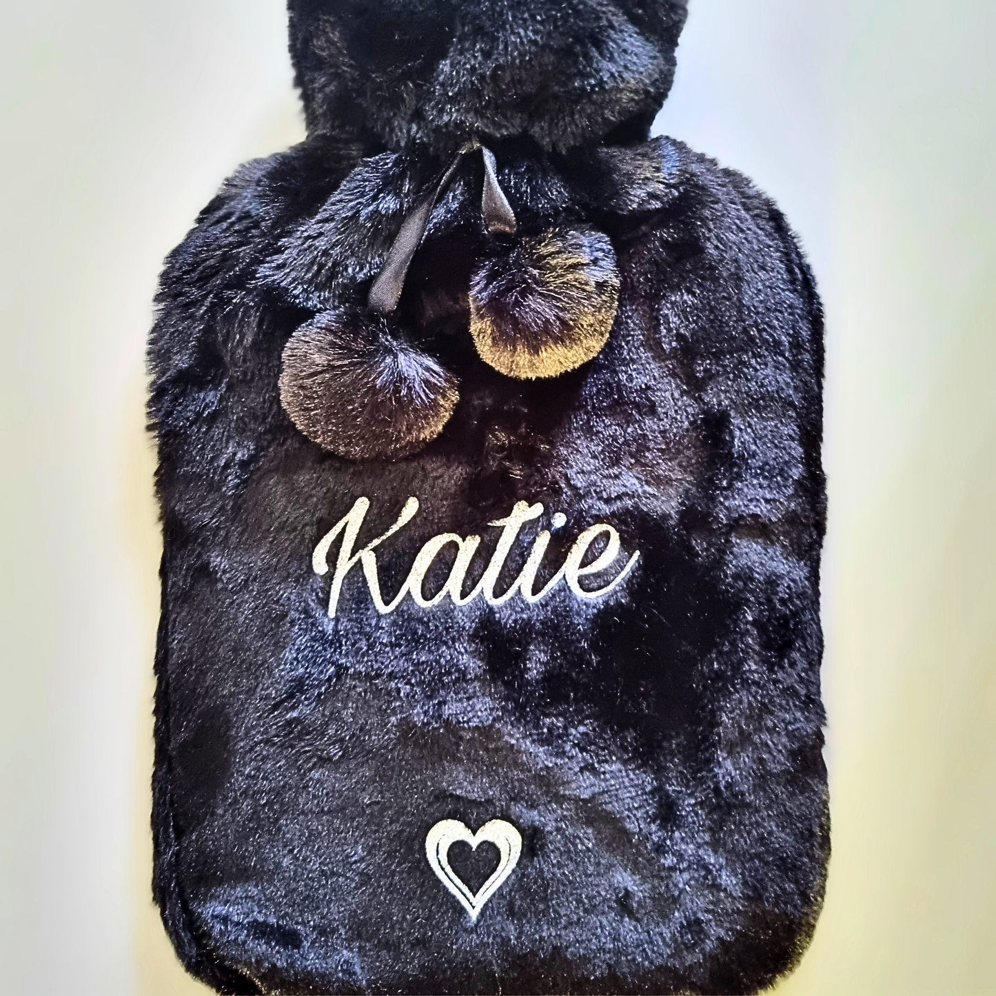 Personalised 2L Hot Water Bottle & Cosy Faux Fur Cover | Custom Luxury Gift For Her