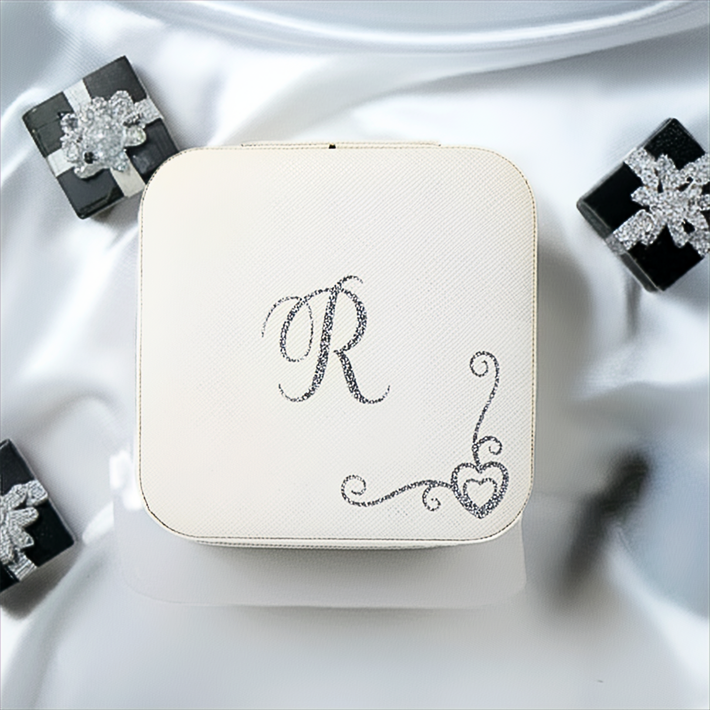 Personalised Bridesmaid Gift Box | Luxury Maid Of Honour Gift | Jewellery Organiser.