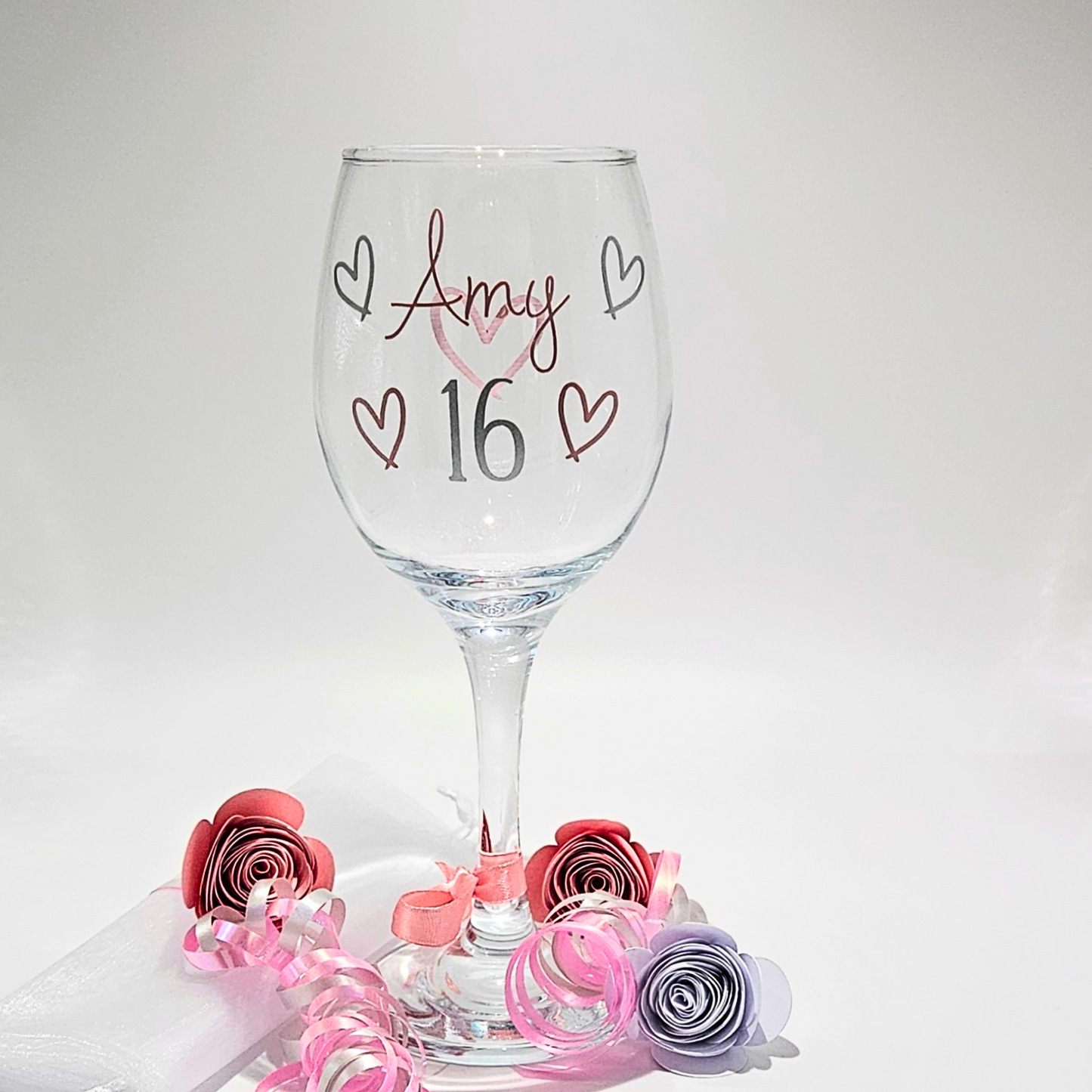 Personalised 18th Birthday Wine Glass | Custom Age Keepsake | Milestone Gift For Her.