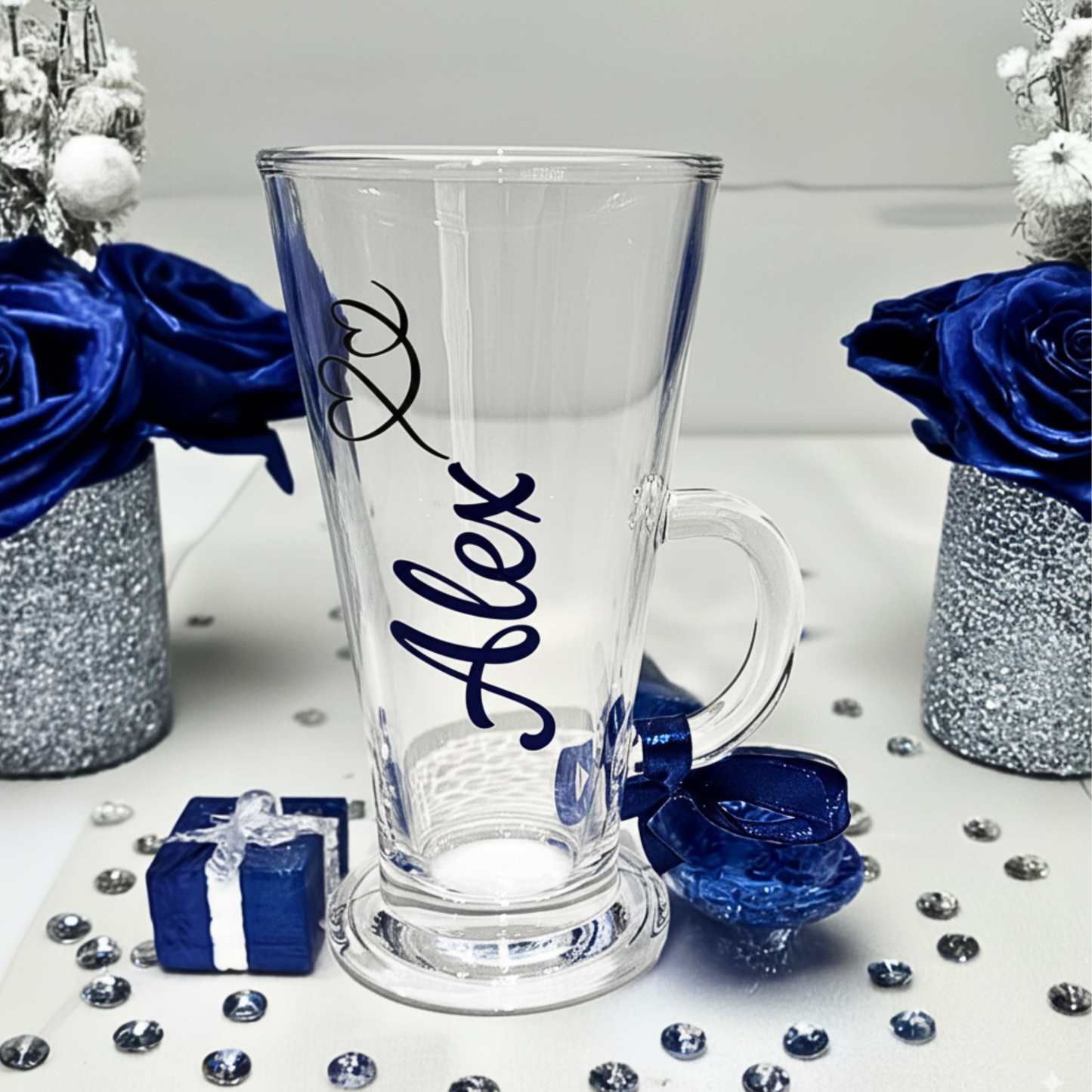 Personalised Luxury Hot Chocolate Glass | Custom Cosy Coffee Gift