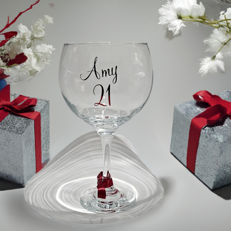 Keepsake Personalised Gin Cocktail Glass Gift