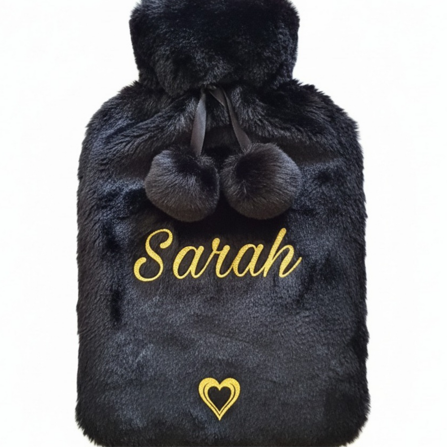 Personalised 2L Hot Water Bottle & Luxury Faux Fur Cover | Cosy Winter Gift