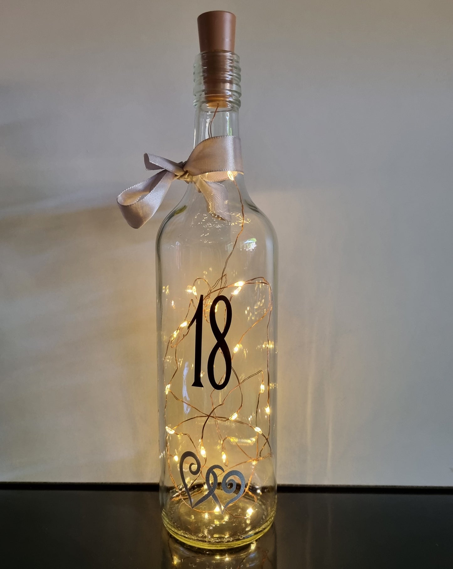 LED Light Up Bottle/Light Up Birthday Bottle/Any Age Light Up Bottle