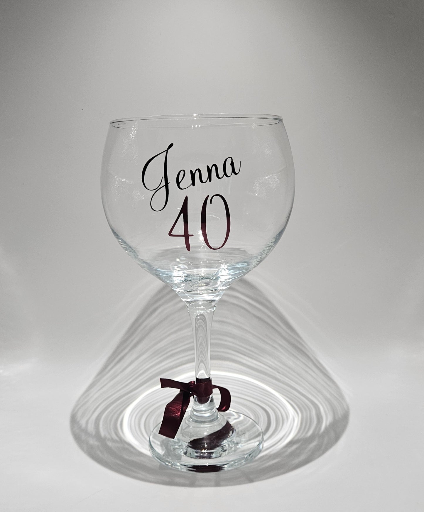 Personalised Gin/Cocktail Glass Gift For 18th 21st 30th Birthday/Custom Luxury Gin Glass Gift For Her