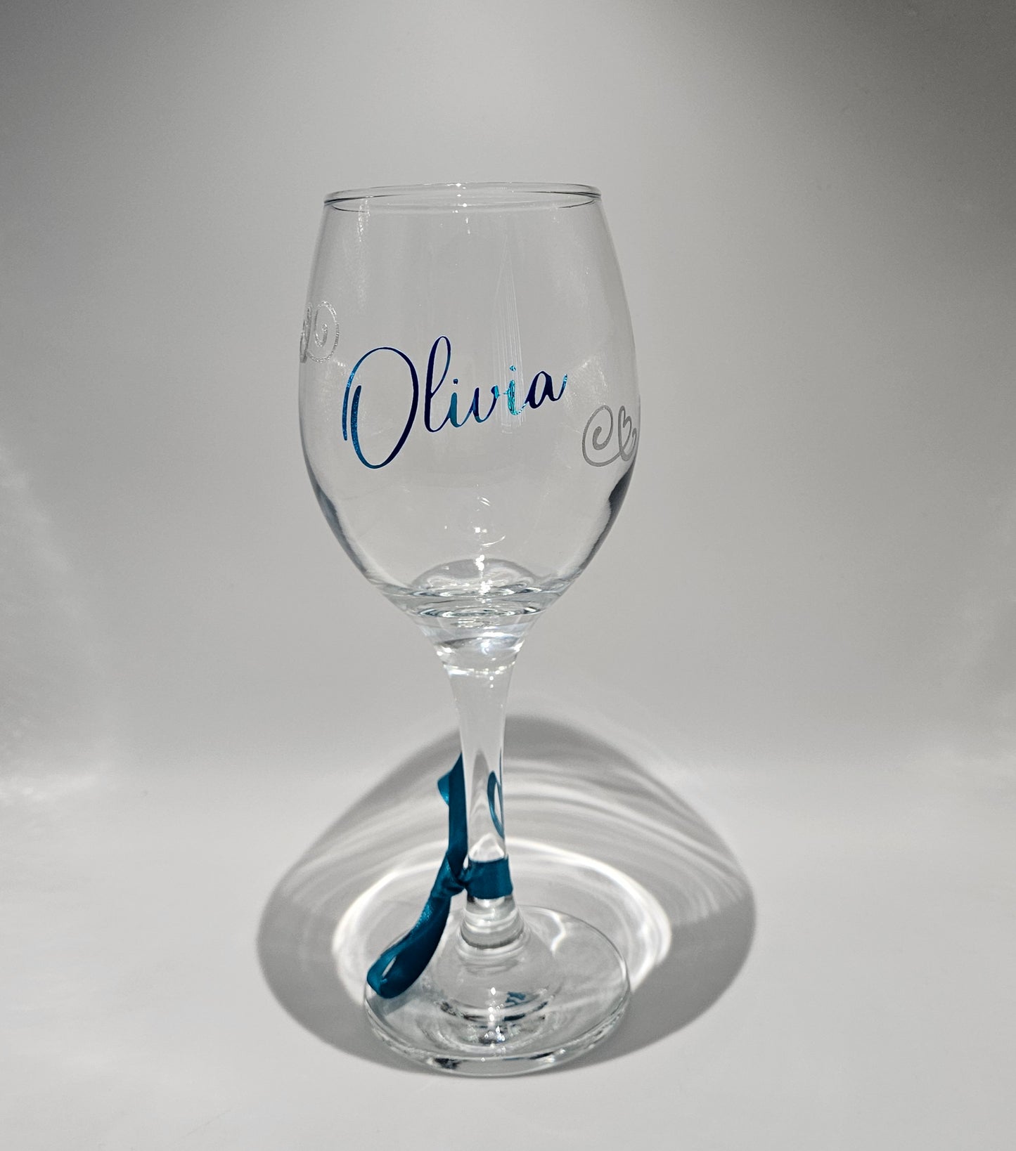 Personalised Holographic Wine Glass Gift/Custom Made Colour Changing Wine Glass Birthday Gift For Her