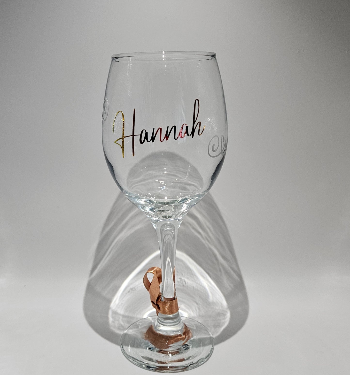 Personalised Holographic Wine Glass Gift/Custom Made Colour Changing Wine Glass Birthday Gift For Her