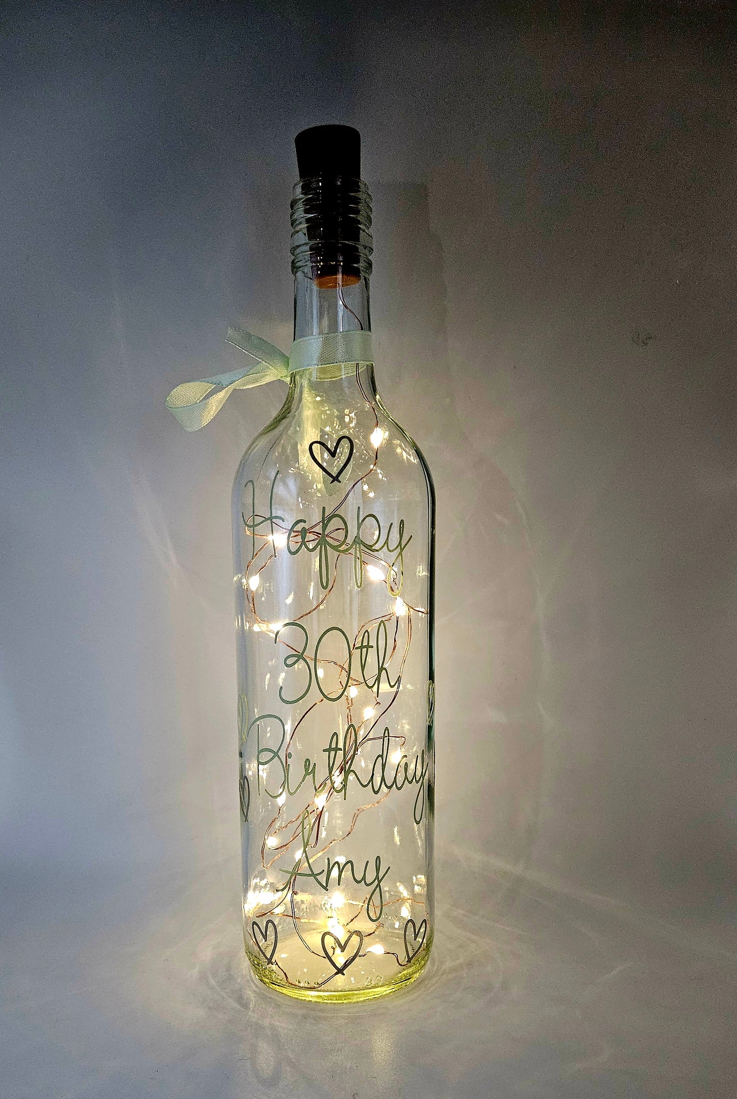 Personalised Light Up Bottle/Light Up Bottle/Any Occasion Gift For Her