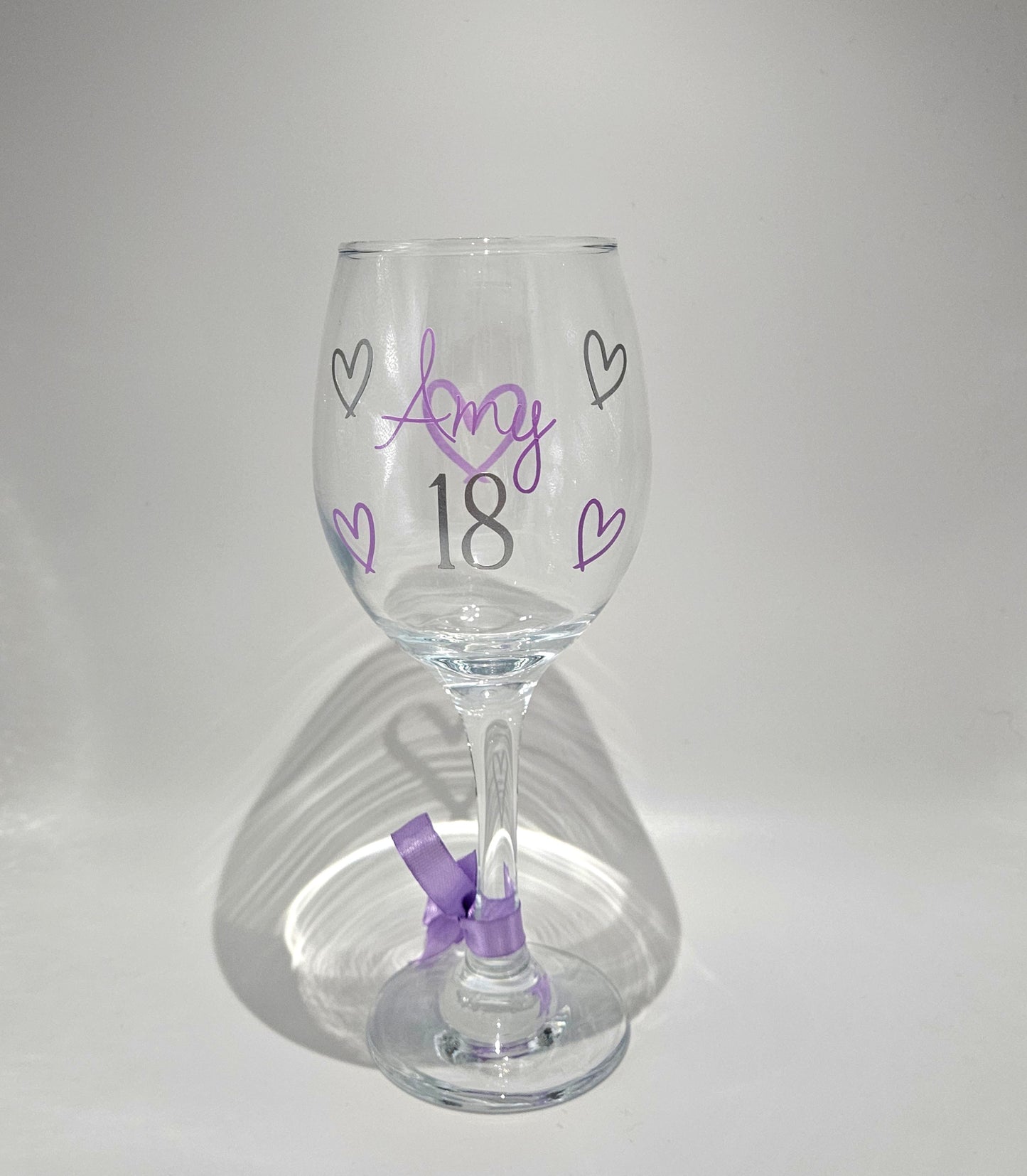 Custom-Made Wine Glass Gift For Special Milestone Birthday/ Personalised Wine Glass For 18th 21st Any Age Birthday