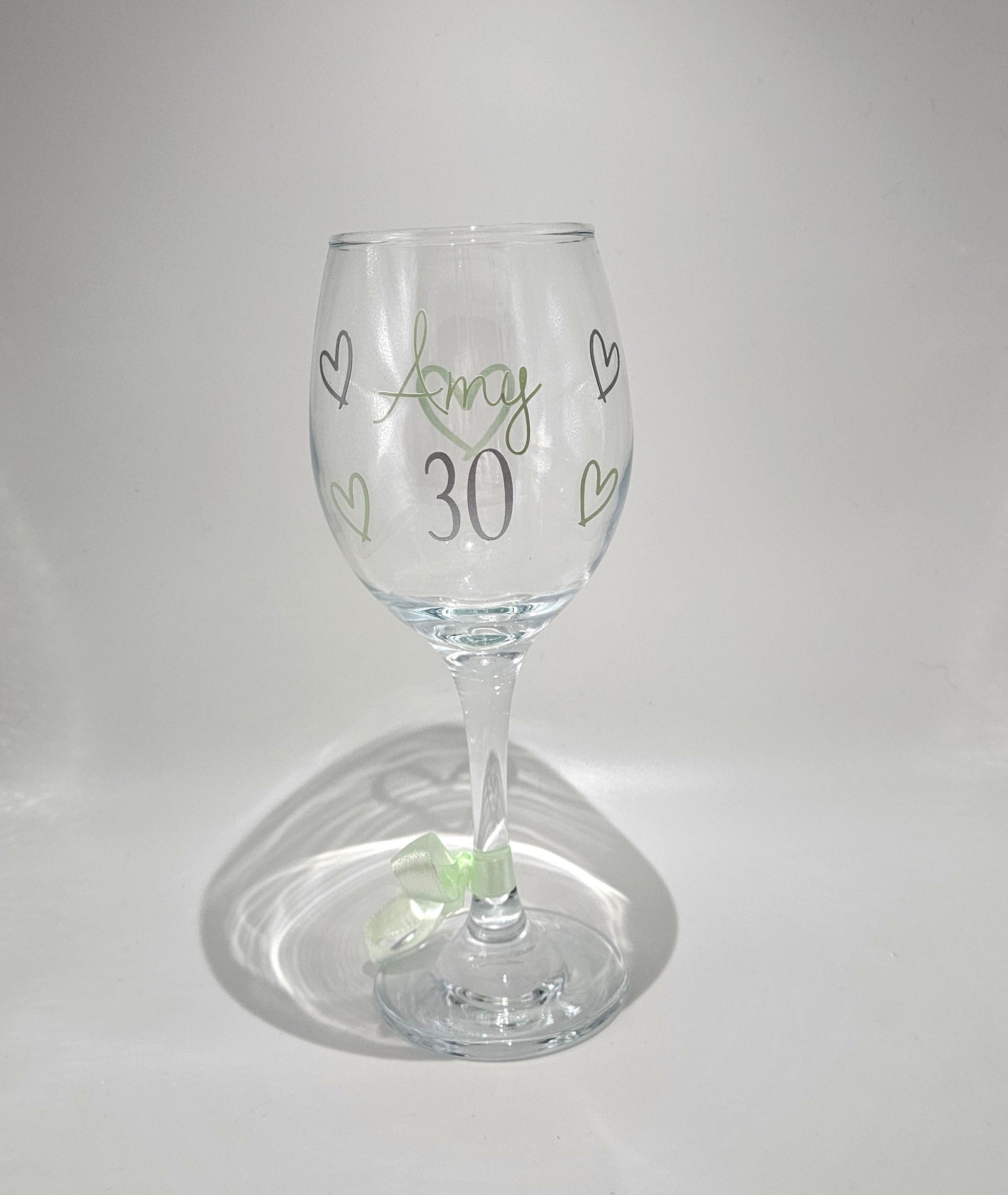 Custom-Made Wine Glass Gift For Special Milestone Birthday/ Personalised Wine Glass For 18th 21st Any Age Birthday