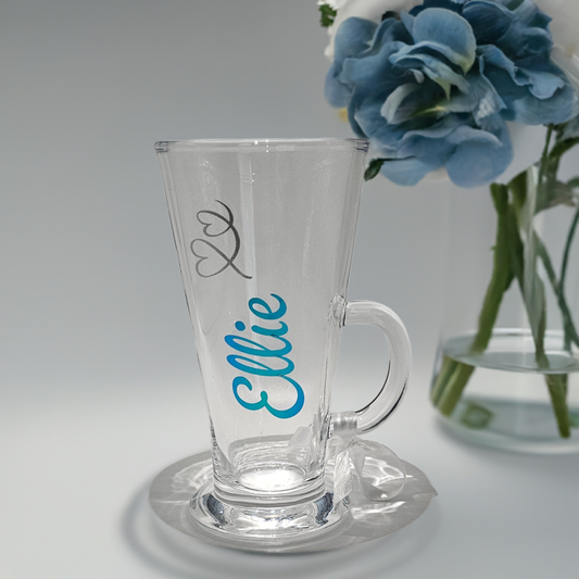 Hot Chocolate Personalised Glass For Her