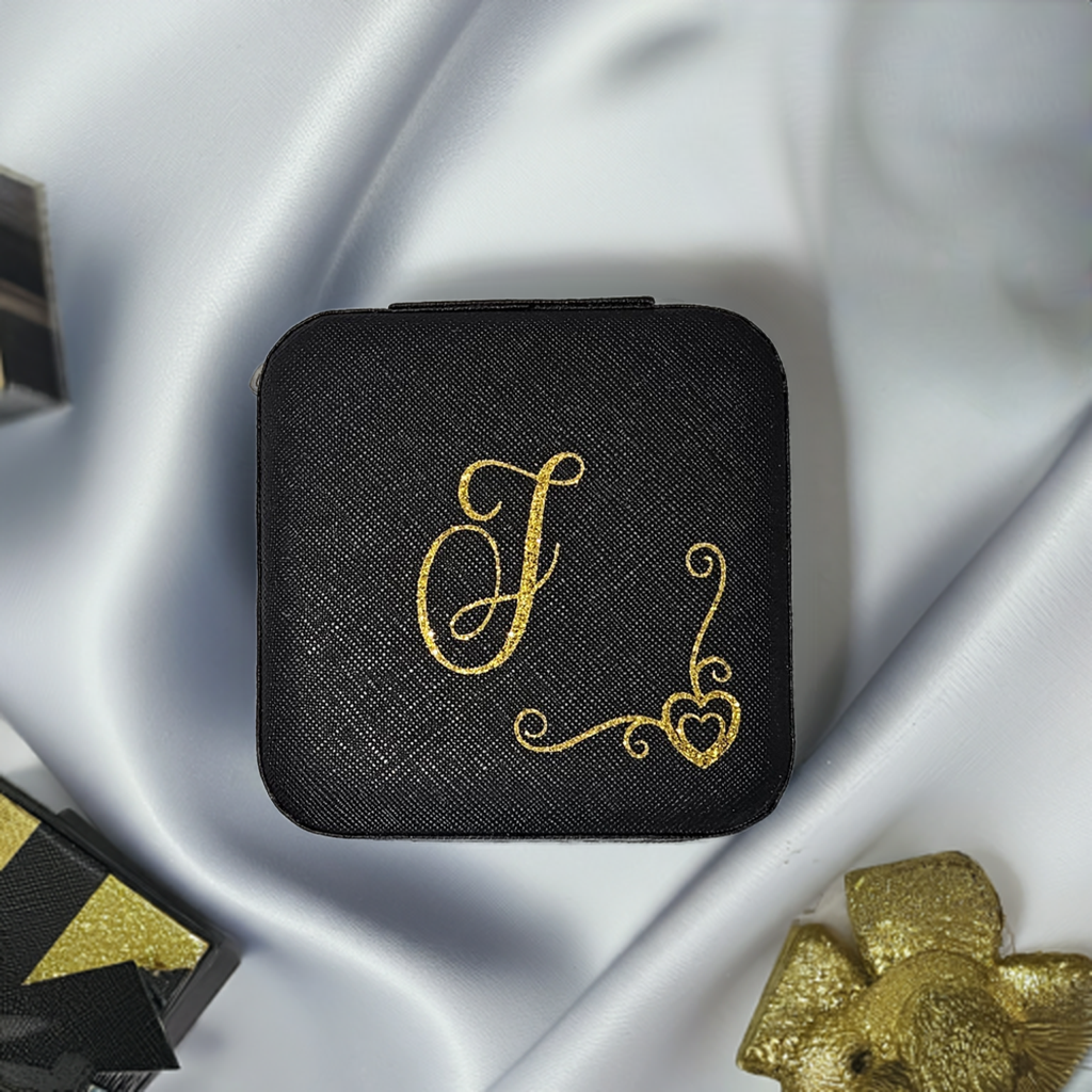Jewellery Box Black Gold 