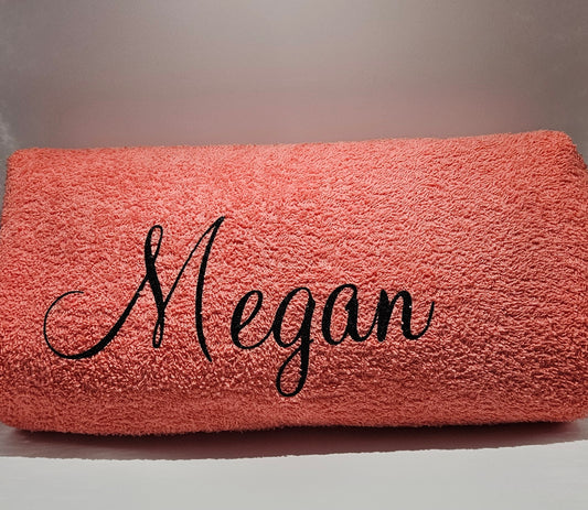 Personalised Beach Holiday Towel Gift For Her Him