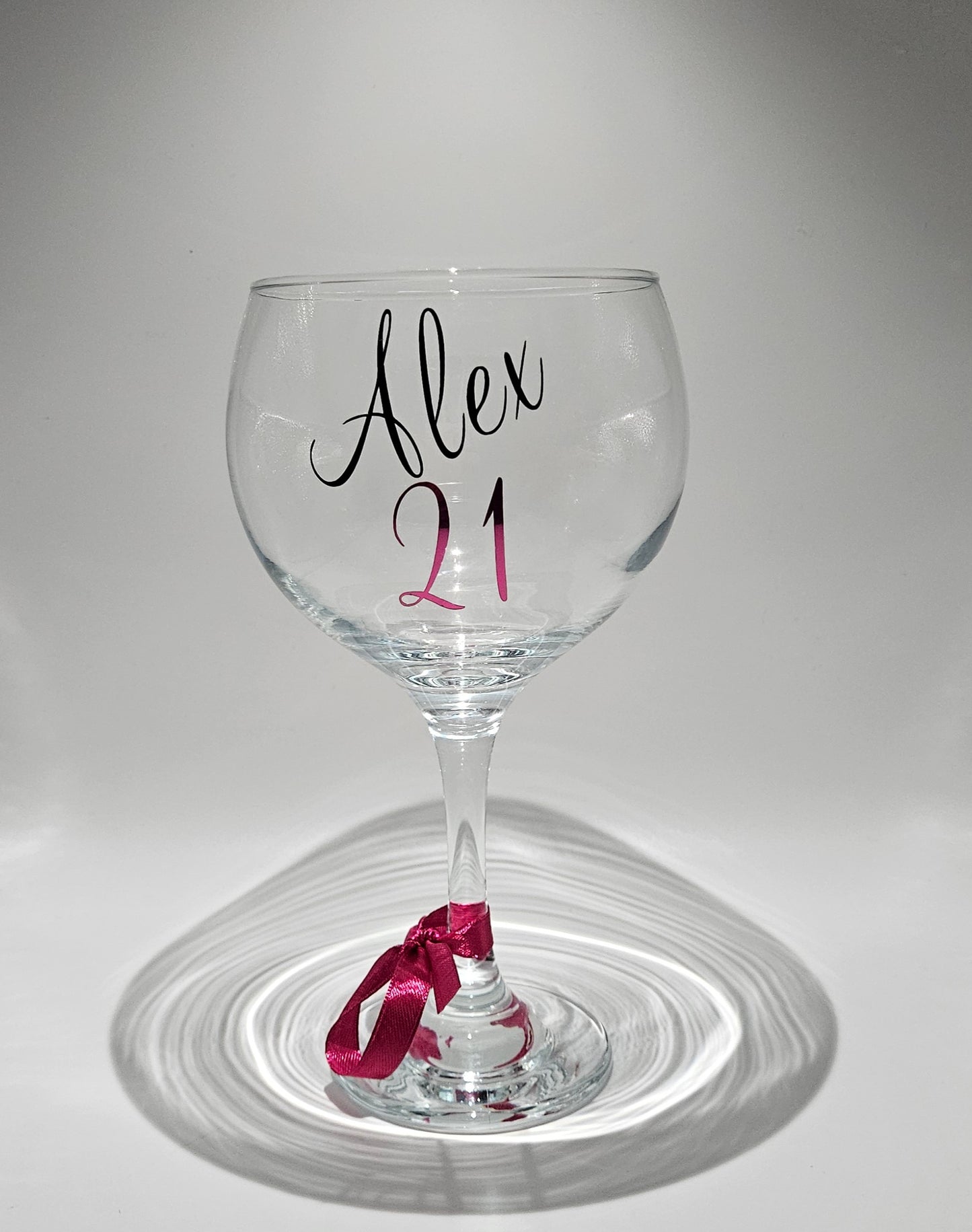 Add a touch of elegance to birthdays with our unique personalised gin and cocktail glasses. Custom-made with a personal touch, these bespoke gin glasses are a perfect gift for gin lovers!