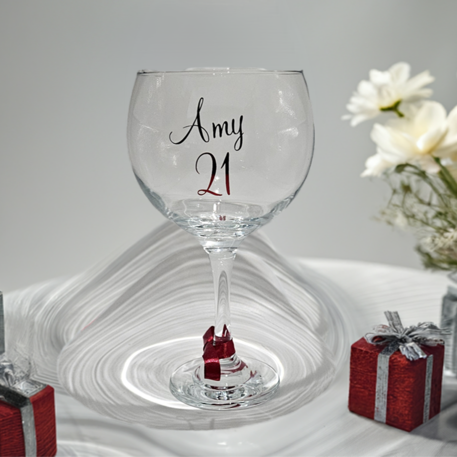 Personalised Keepsake Gin Glass For Her