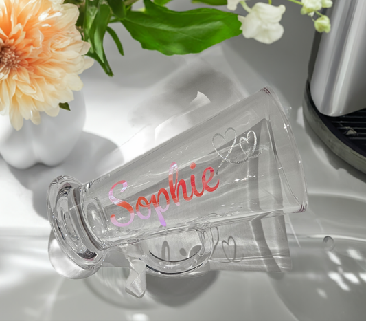 Personalised Luxury Latte Hot Chocolate Glass Gift For Any Occasion