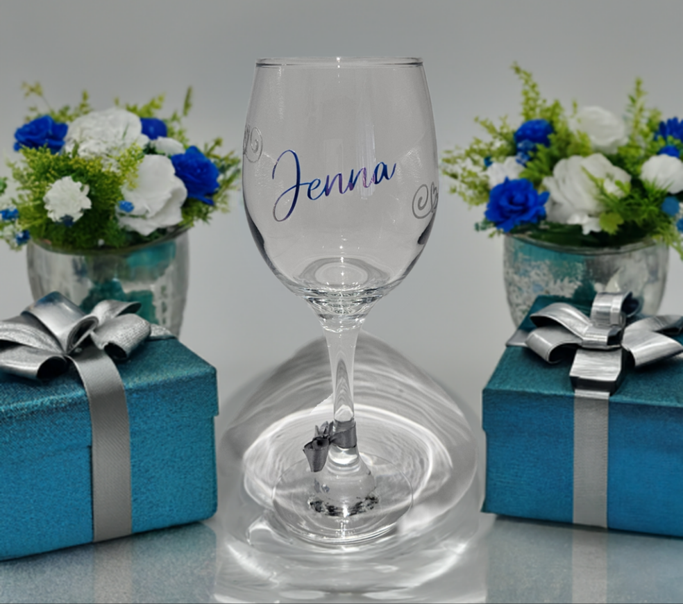 Luxury Personalised Wine Glass Gift For Any Occasion