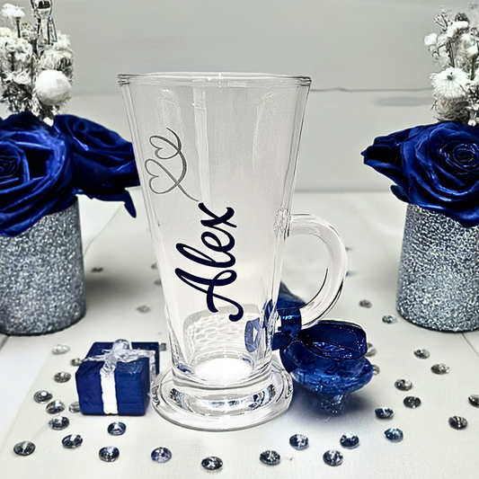 Personalised Hot Chocolate Glass | Custom Luxury Gift For Her.
