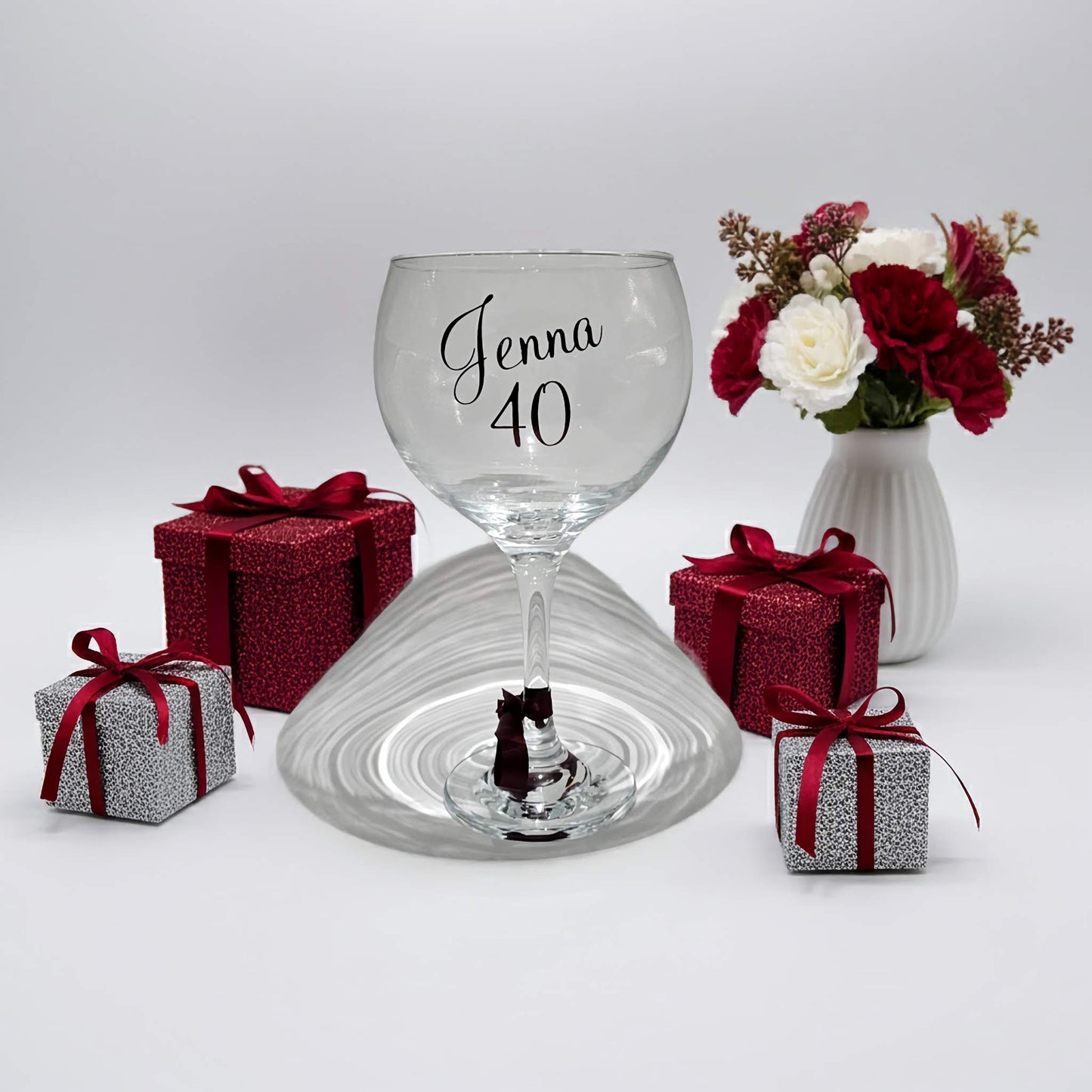Personalised Gin & Cocktail Glass For 18th Birthday | Milestone Keepsake Gin Gift For Her, Friend